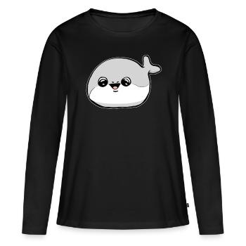 Sacabambaspis Fish Meme - Women's Premium Organic Long Sleeve Shirt - black - Front - Julia (174cm)
