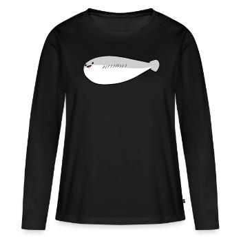 Sacabambaspis Fish Meme - Women's Premium Organic Long Sleeve Shirt - black - Front - Julia (174cm)