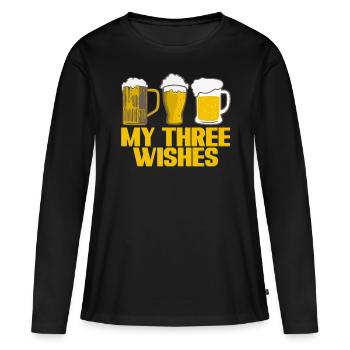 Beer Craft Beer Brewing Home Brewery - Women's Premium Organic Long Sleeve Shirt - black - Front - Julia (174cm)