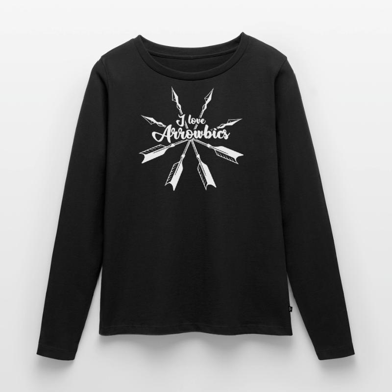Archery Bow Compound Bow Shooting Women's Premium Organic Long Sleeve Shirt