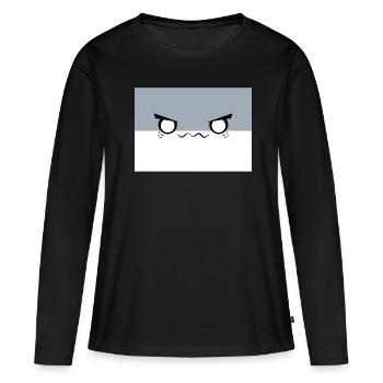 Sacambaspis Uralter Fisch Meme Dämonisch - Frauen Premium Bio Langarmshirt - Schwarz - Vorne - Julia (174cm)