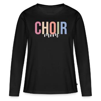 Chanteur Chanteur Chanteur Musicien - T-shirt manches longues Premium bio Femme - noir - Devant - Julia (174cm)