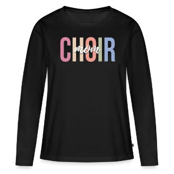 Chanteur Chanteur Chanteur Musicien - T-shirt manches longues Premium bio Femme - noir - Devant - Julia (174cm)