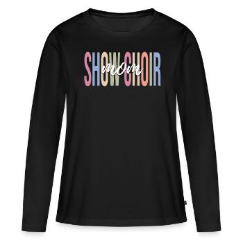 Chanteur Chanteur Chanteur Musicien - T-shirt manches longues Premium bio Femme - noir - Devant - Julia (174cm)