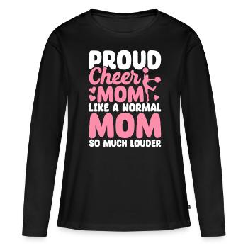 Lustiges Cheerleading Cheerleader Cheer Squad Chee - Frauen Premium Bio Langarmshirt - Schwarz - Vorne - Julia (174cm)