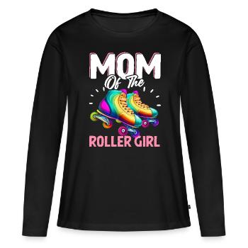 Mother of the roller girl roller skating roller - Women's Premium Organic Long Sleeve Shirt - black - Front - Julia (174cm)