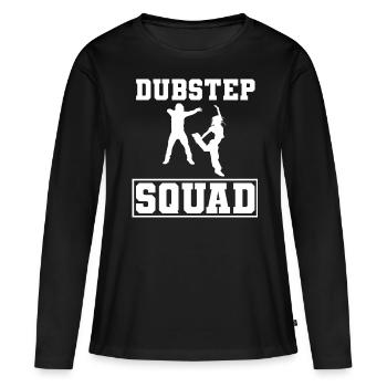 Dubstep-Liebhaber Tanz-Entertainer - Frauen Premium Bio Langarmshirt - Schwarz - Vorne - Julia (174cm)
