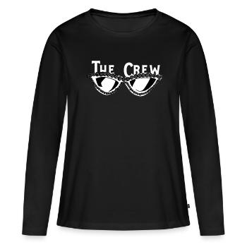 La tournée des filles de l’équipage - T-shirt manches longues Premium bio Femme - noir - Devant - Julia (174cm)