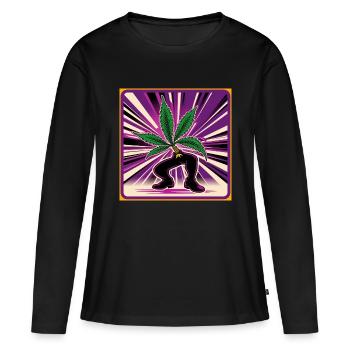 Stoned Striders - Frauen Premium Bio Langarmshirt - Schwarz - Vorne - Julia (174cm)