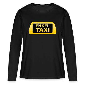 Enkel Taxi - Frauen Premium Bio Langarmshirt - Schwarz - Vorne - Julia (174cm)