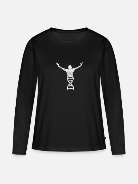 Biologe - Frauen Premium Bio Langarmshirt - Schwarz