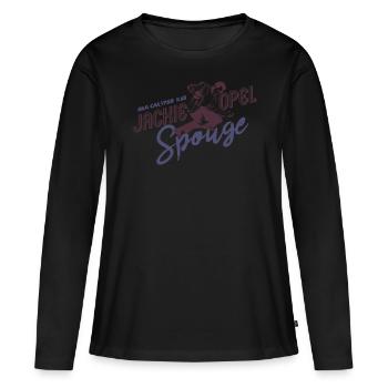 JackieOpel Ska Calypso R & B | Spounge - Women's Premium Organic Long Sleeve Shirt - black - Front - Julia (174cm)