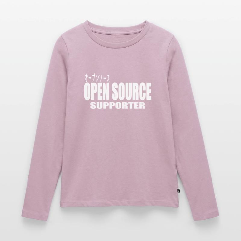 LUZILLION CODER COUTURE, PARTISAN DE L’OPEN SOURCE T-shirt manches longues Premium bio Femme