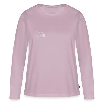 Surfboard - Women's Premium Organic Long Sleeve Shirt - dusky pink - Front - Julia (174cm)