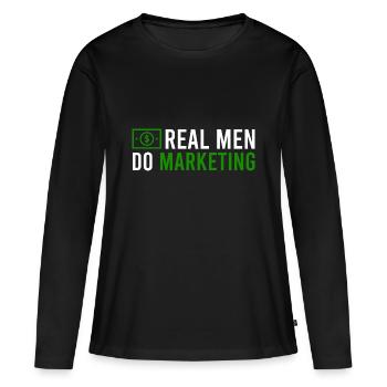 Monnaie, monnaie - T-shirt manches longues Premium bio Femme - noir - Devant - Julia (174cm)