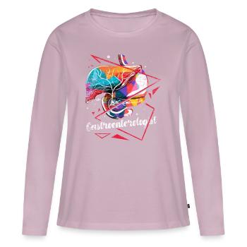 Gastroenterologe Polygon - Frauen Premium Bio Langarmshirt - Altrosa - Vorne - Julia (174cm)