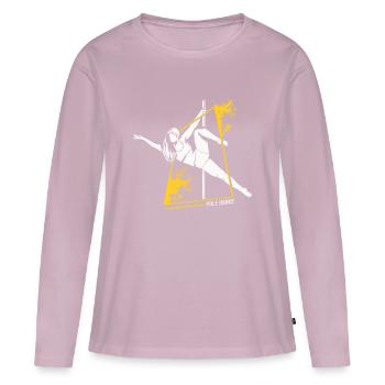 Pole Dancer - Frauen Premium Bio Langarmshirt - Altrosa - Vorne - Julia (174cm)