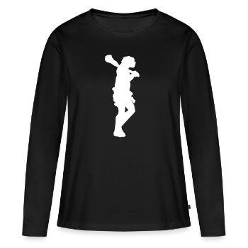 neanderthal - Women's Premium Organic Long Sleeve Shirt - black - Front - Julia (174cm)