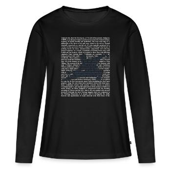 Tai Chi - Frauen Premium Bio Langarmshirt - Schwarz - Vorne - Julia (174cm)