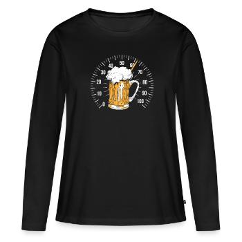 Tuning - Women's Premium Organic Long Sleeve Shirt - black - Front - Julia (174cm)
