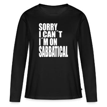 Jobless jokes funny quotes - Women's Premium Organic Long Sleeve Shirt - black - Front - Julia (174cm)