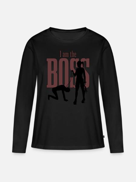 I am the Boss - Dominatrix - Women's Premium Organic Long Sleeve Shirt - 