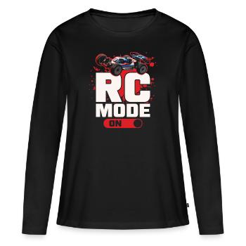 RC Racing Buggy RC Mode ON RC-Car - T-shirt manches longues Premium bio Femme - noir - Devant - Julia (174cm)