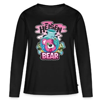 Breaking Bad Heisenbear - T-shirt manches longues Premium bio Femme - noir - Devant - Julia (174cm)