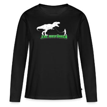 Informatiker Informatik Programmierer Humor - Frauen Premium Bio Langarmshirt - Schwarz - Vorne - Julia (174cm)