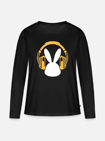Ostern - Frauen Premium Bio Langarmshirt - Schwarz