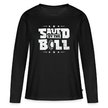 Football sauvé par les joueurs de Thr Sports Football - T-shirt manches longues Premium bio Femme - noir - Devant - Julia (174cm)