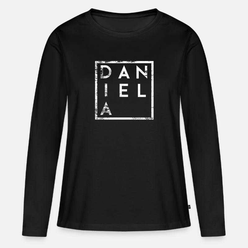 Daniela Minimalism - Women's Premium Organic Long Sleeve Shirt - black