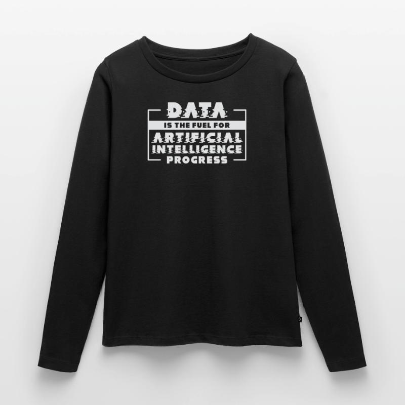 Machine de progrès de l’intelligence artificielle T-shirt manches longues Premium bio Femme
