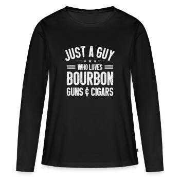 Fumeurs de cigares Fumeurs de cigares - T-shirt manches longues Premium bio Femme - noir - Devant - Julia (174cm)