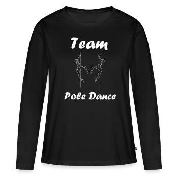 Women's pole dancing pole dancing - Women's Premium Organic Long Sleeve Shirt - black - Front - Julia (174cm)