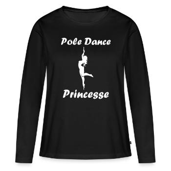 Women's pole dancing pole dancing - Women's Premium Organic Long Sleeve Shirt - black - Front - Julia (174cm)