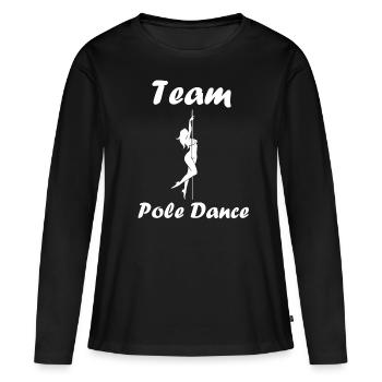 Women's pole dancing pole dancing - Women's Premium Organic Long Sleeve Shirt - black - Front - Julia (174cm)