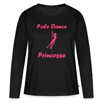Women's pole dancing pole dancing - Women's Premium Organic Long Sleeve Shirt - black - Front - Julia (174cm)