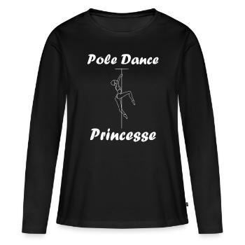 Women's pole dancing pole dancing - Women's Premium Organic Long Sleeve Shirt - black - Front - Julia (174cm)