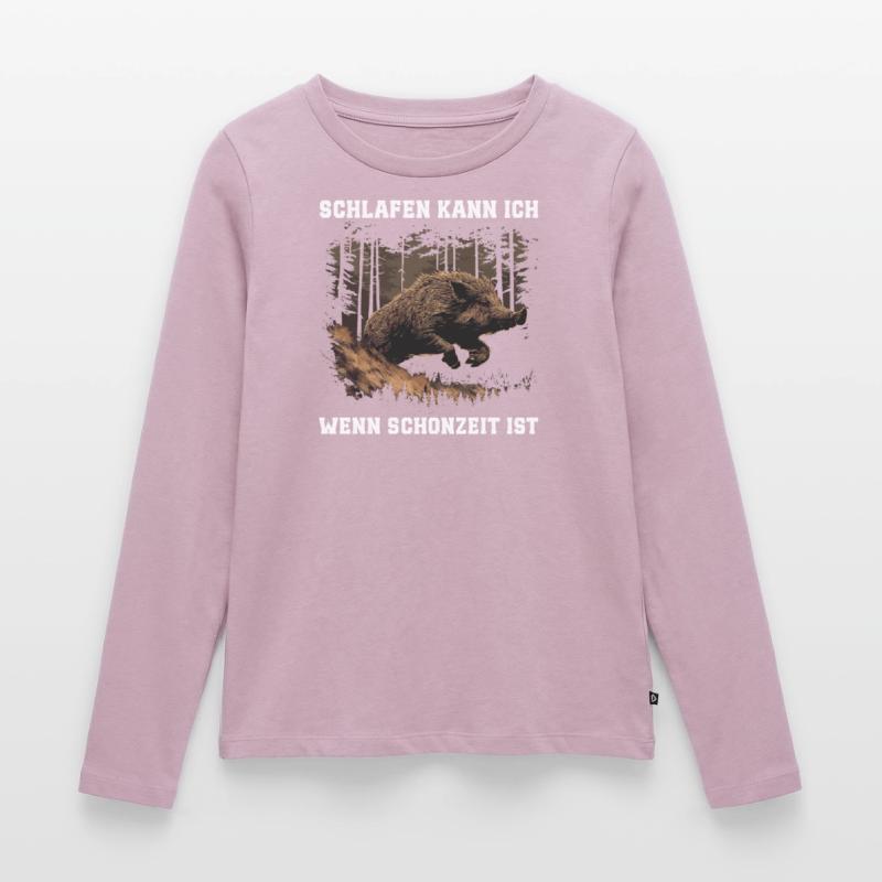 Jäger Schonzeit Frauen Premium Bio Langarmshirt