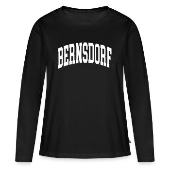 Canton de Bernsdorf - T-shirt manches longues Premium bio Femme - noir - Devant - Julia (174cm)