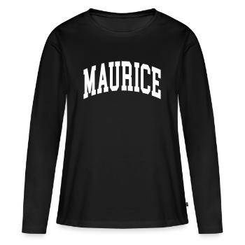 Mauritius - Women's Premium Organic Long Sleeve Shirt - black - Front - Julia (174cm)