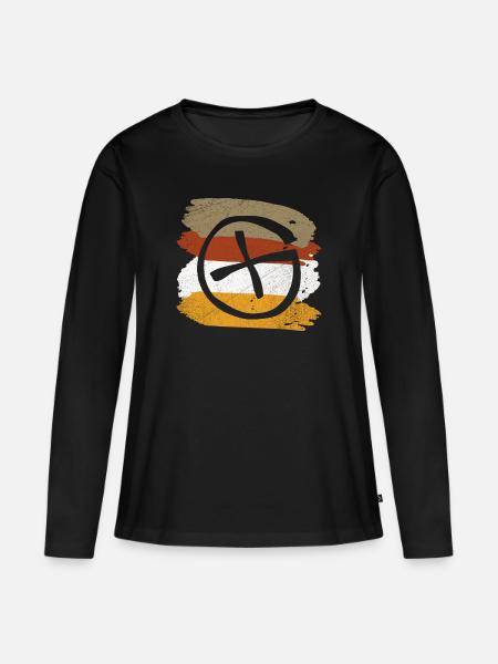 geocaching geschenk - Frauen Premium Bio Langarmshirt - Schwarz