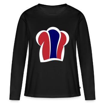 Chapeau de chef thaïlandais Cuisine Chef thaïlandais - T-shirt manches longues Premium bio Femme - noir - Devant - Julia (174cm)