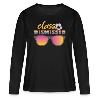 Journée d’été de l’école Bonne dernière classe rejetée - T-shirt manches longues Premium bio Femme - noir - Devant - Julia (174cm)