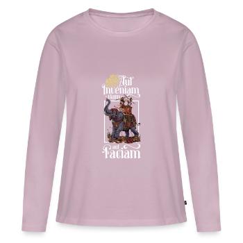 Hannibal - Aut inveniam viam aut faciam - T-shirt manches longues Premium bio Femme - rose poudré - Devant - Julia (174cm)