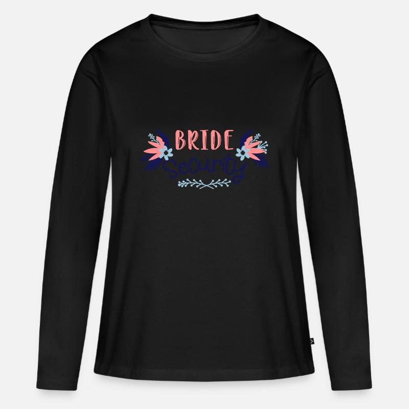 BRIDE 2 - Frauen Premium Bio Langarmshirt - Schwarz