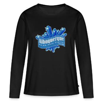 Albuquerque Coocking Classes Drogues Meth - T-shirt manches longues Premium bio Femme - noir - Devant - Julia (174cm)