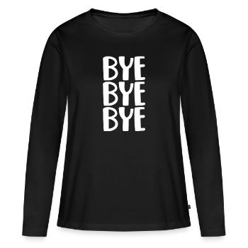 Nsync Bye Boygroup Boyband Boy Band 90er Geschenk - Frauen Premium Bio Langarmshirt - Schwarz - Vorne - Julia (174cm)