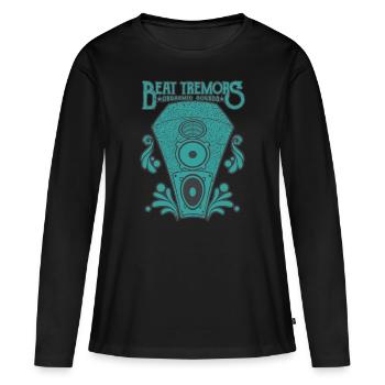 Beat Tremors Orgasmic Sounds Musique Stéréo Hifi - T-shirt manches longues Premium bio Femme - noir - Devant - Julia (174cm)